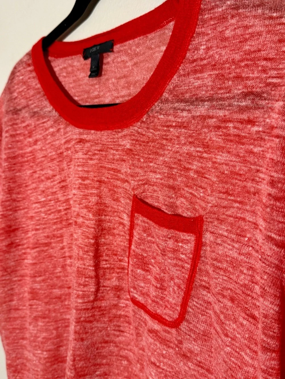 J. Crew Linen Pocket tee